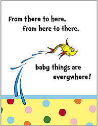 Dr seuss baby shower invitations