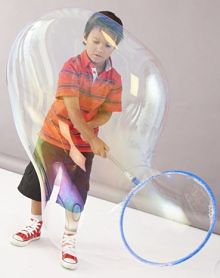 Bubble activities for toddlers