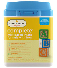 Simply right bulk infant formula
